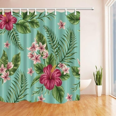 Details about PINK HIBISCUS FLOWERS YELLOW PINEAPPLES TROPICAL LEAVES FABRIC SHOWER CURTAIN Details about PINK HIBISCUS FLOWERS YELLOW PINEAPPLES TROPICAL LEAVES FABRIC SHOWER CURTAIN